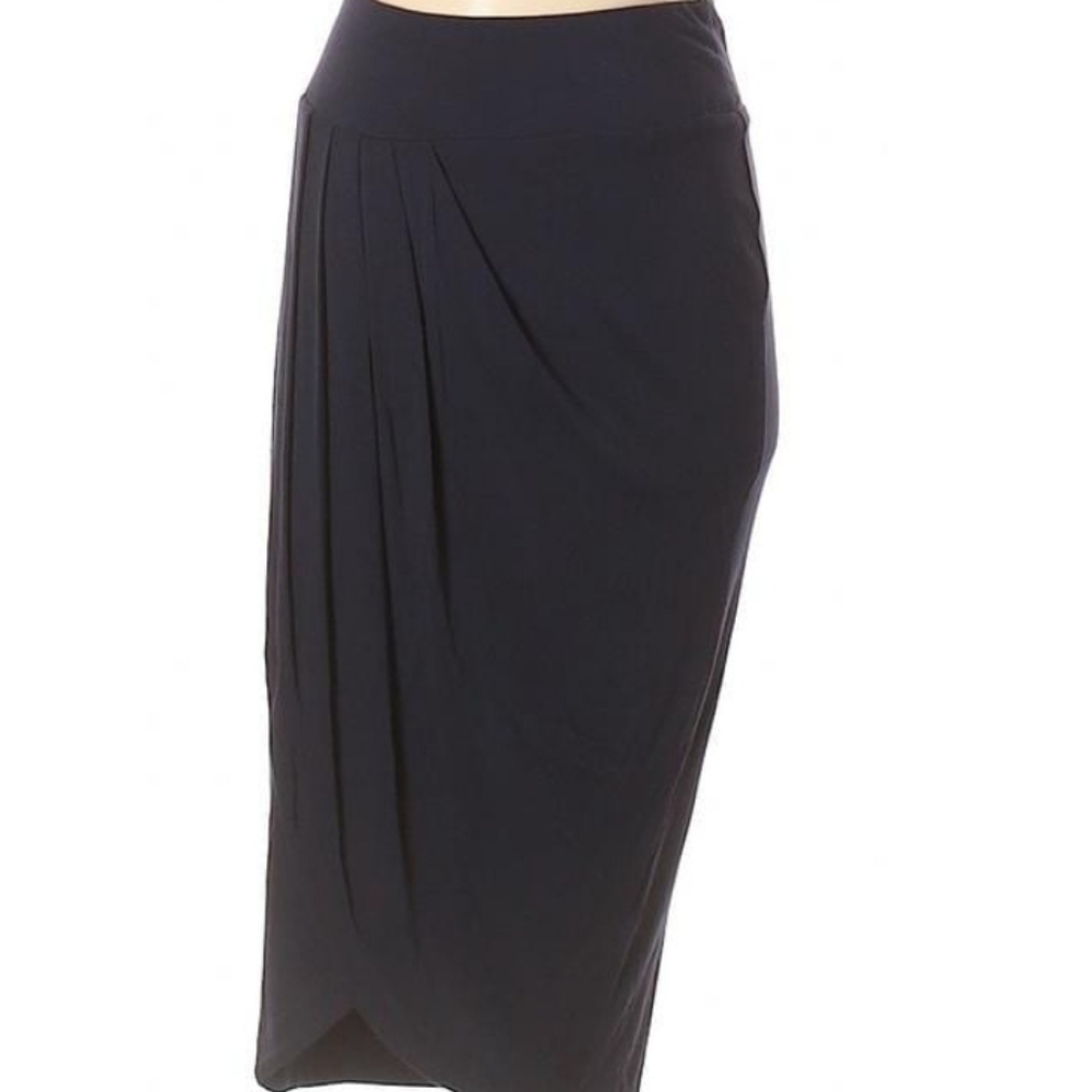 Drape Front Skirt